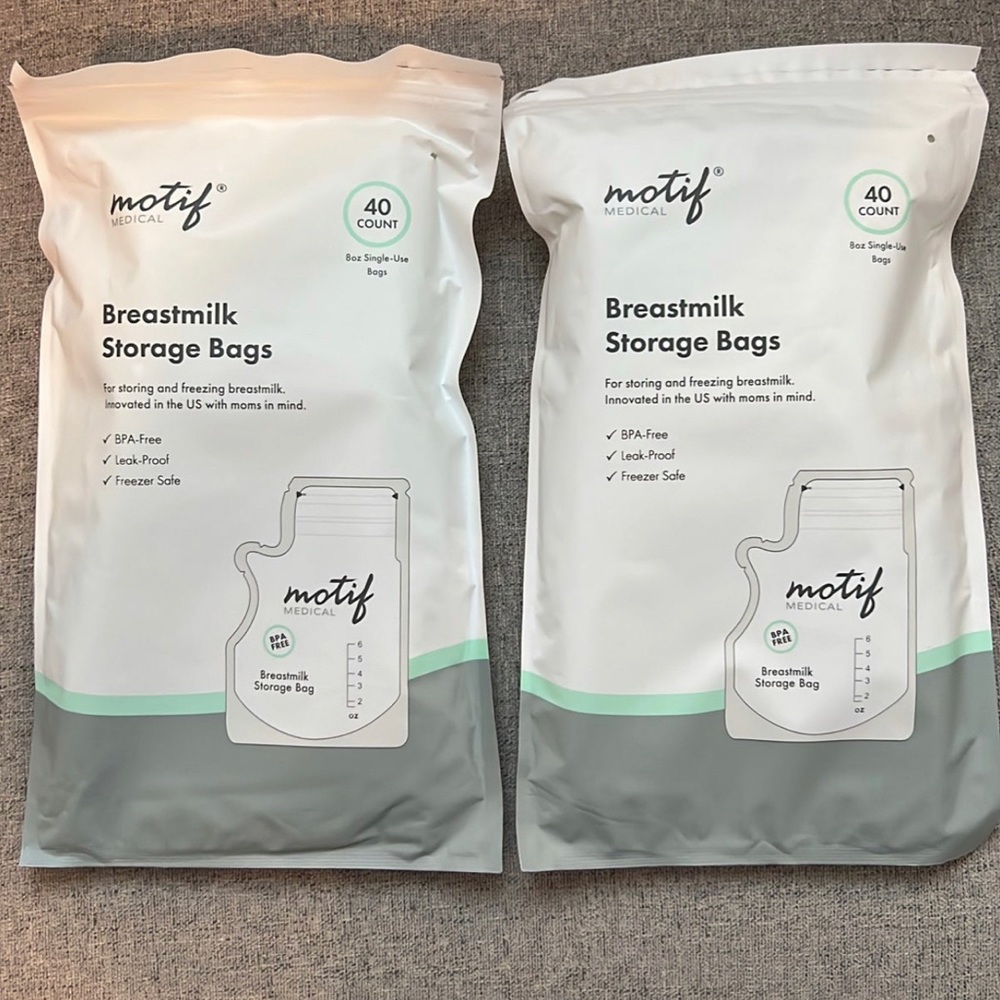 Motif Breast milk storage bags - 2 sets
